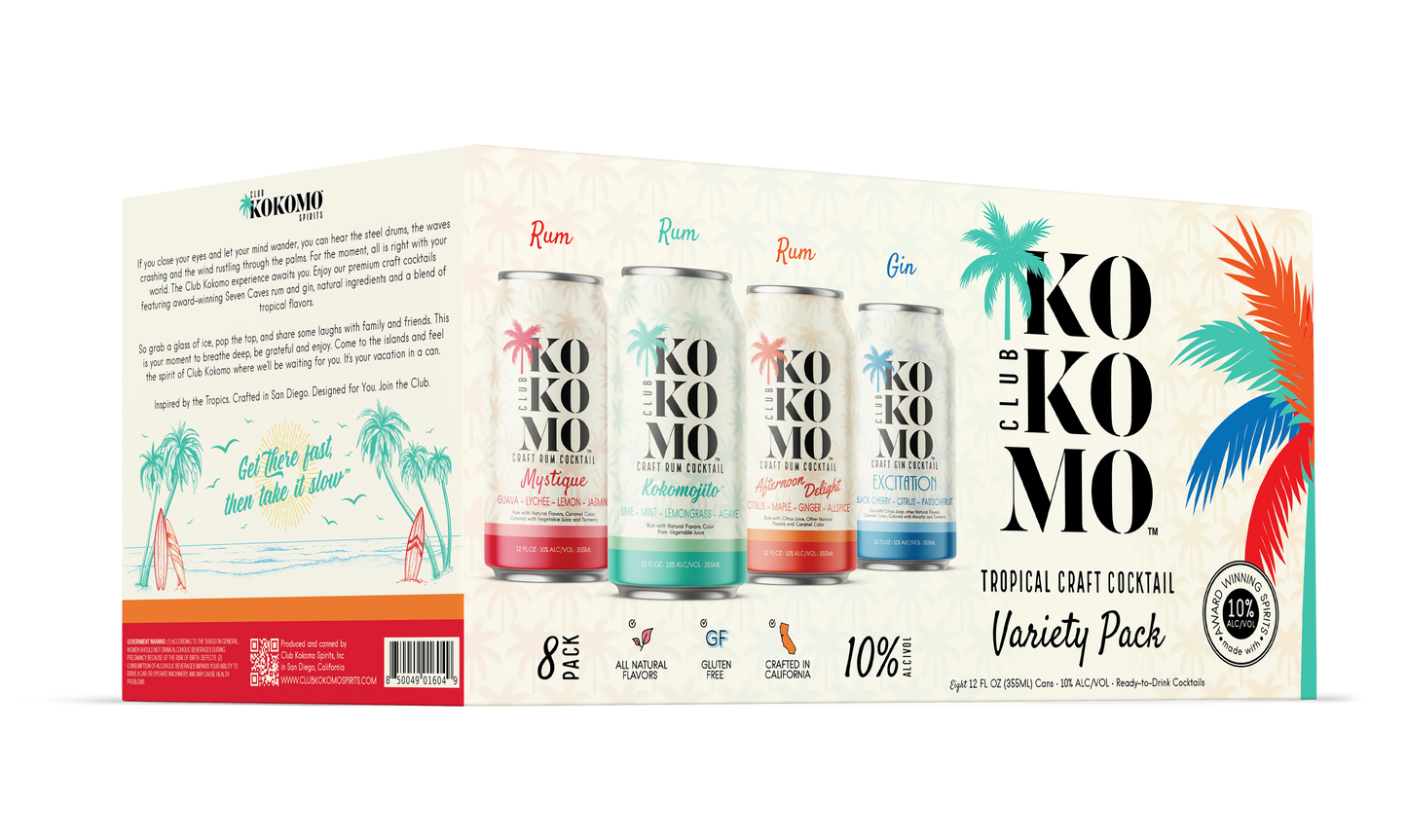 Club Kokomo Variety Pack 8-pack